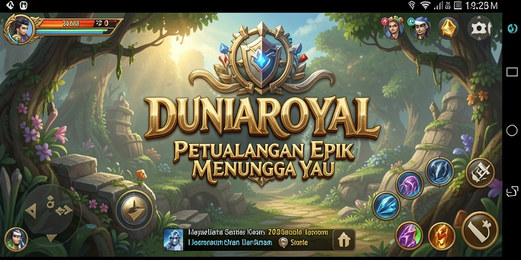 Tampilan gameplay DUNIAROYAL yang mendebarkan dan penuh tantangan.