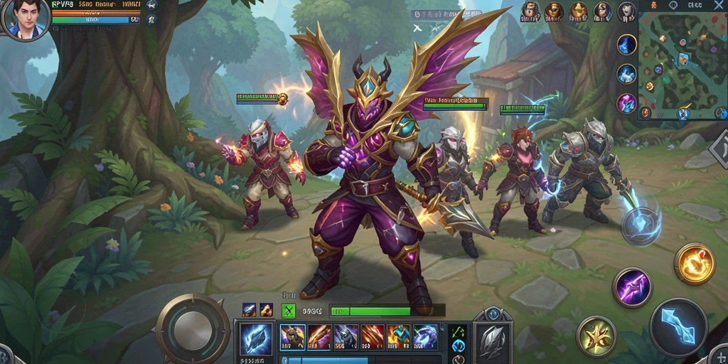 Tampilan gameplay yang menakjubkan dalam RPVIP8, menjelajahi dunia MMORPG.