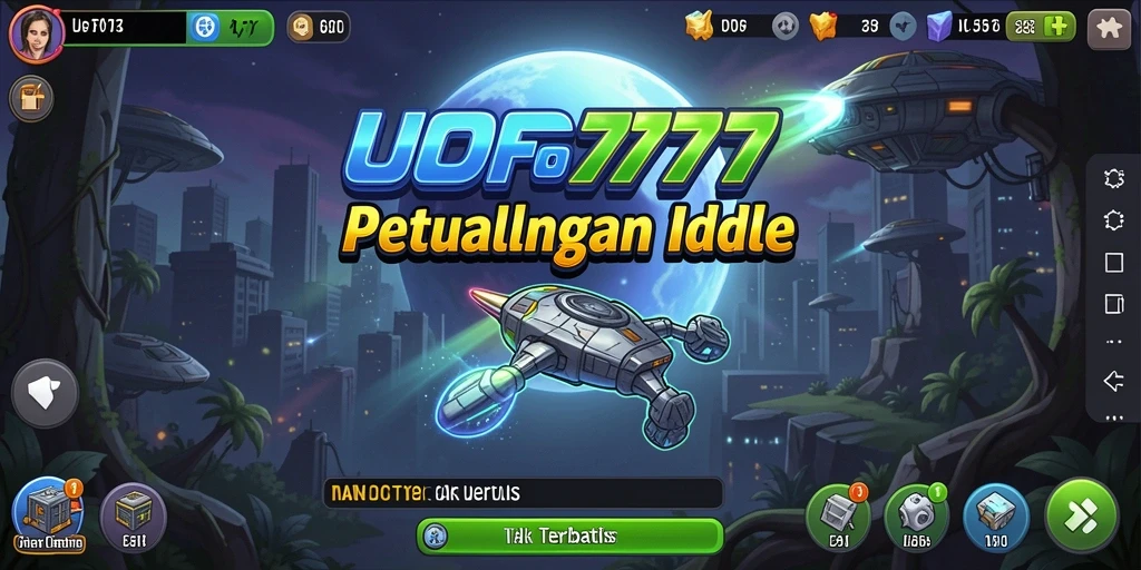 Screenshot gameplay UFO777 yang menampilkan petualangan luar angkasa yang mendebarkan.