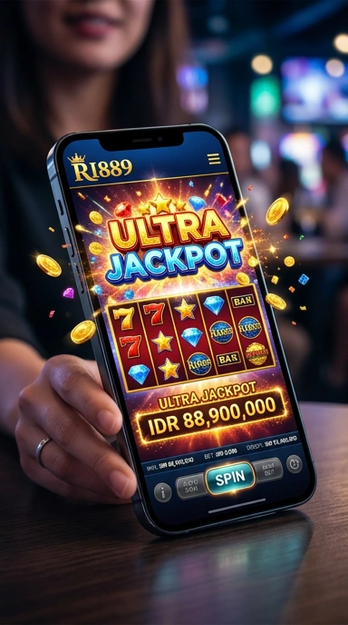 Screenshot aplikasi utama ri889 dengan navigasi yang mudah.